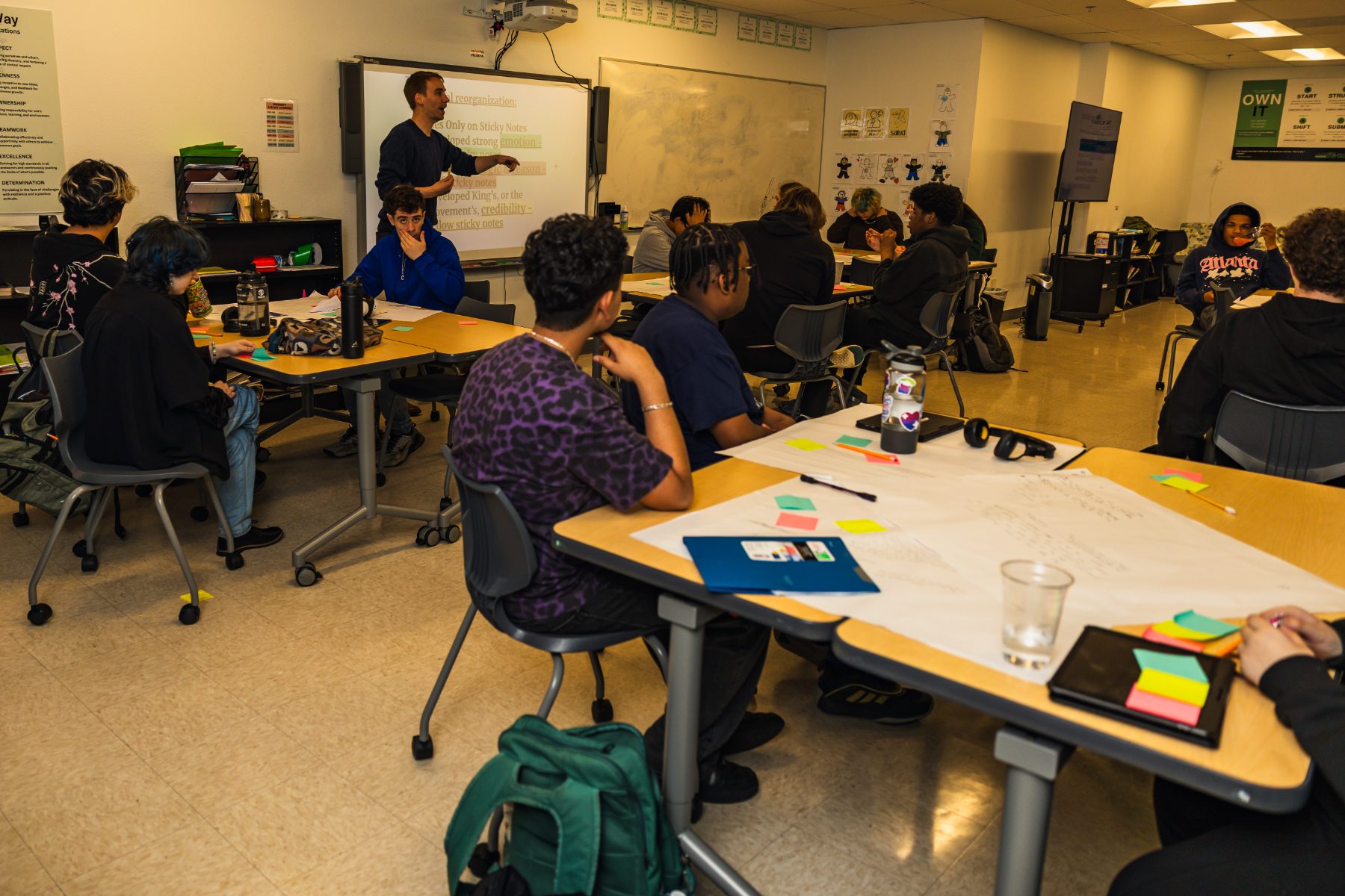 A Rooted School Vancouver classroom mid-lesson